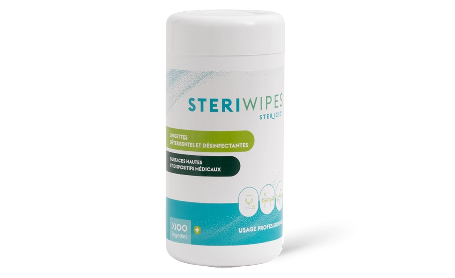 Lingettes nettoyantes désinfectantes Steriwipes STERICID / Ref : DE153